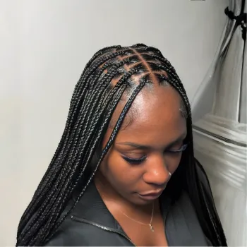 Client hairstyle - vibrant color