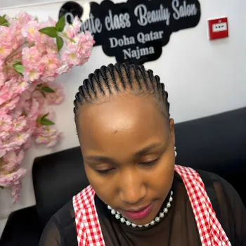 Client hairstyle - sew-in