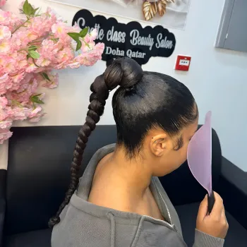 Client hairstyle - wig install